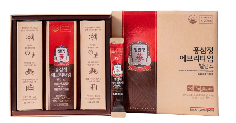 Tinh Chất Nước Hồng Sâm Jung Kwan Jang Everytime Balance 10ml x 30 Gói | Jung Kwan Jang | Jungkwanjang.vn
