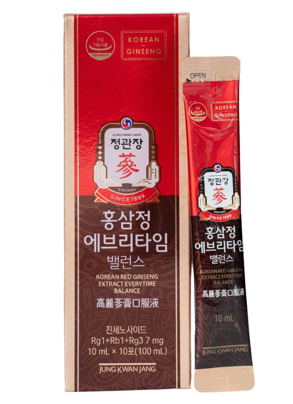 Tinh Chất Nước Hồng Sâm Jung Kwan Jang Everytime Balance 10ml x 30 Gói | Jung Kwan Jang | Jungkwanjang.vn