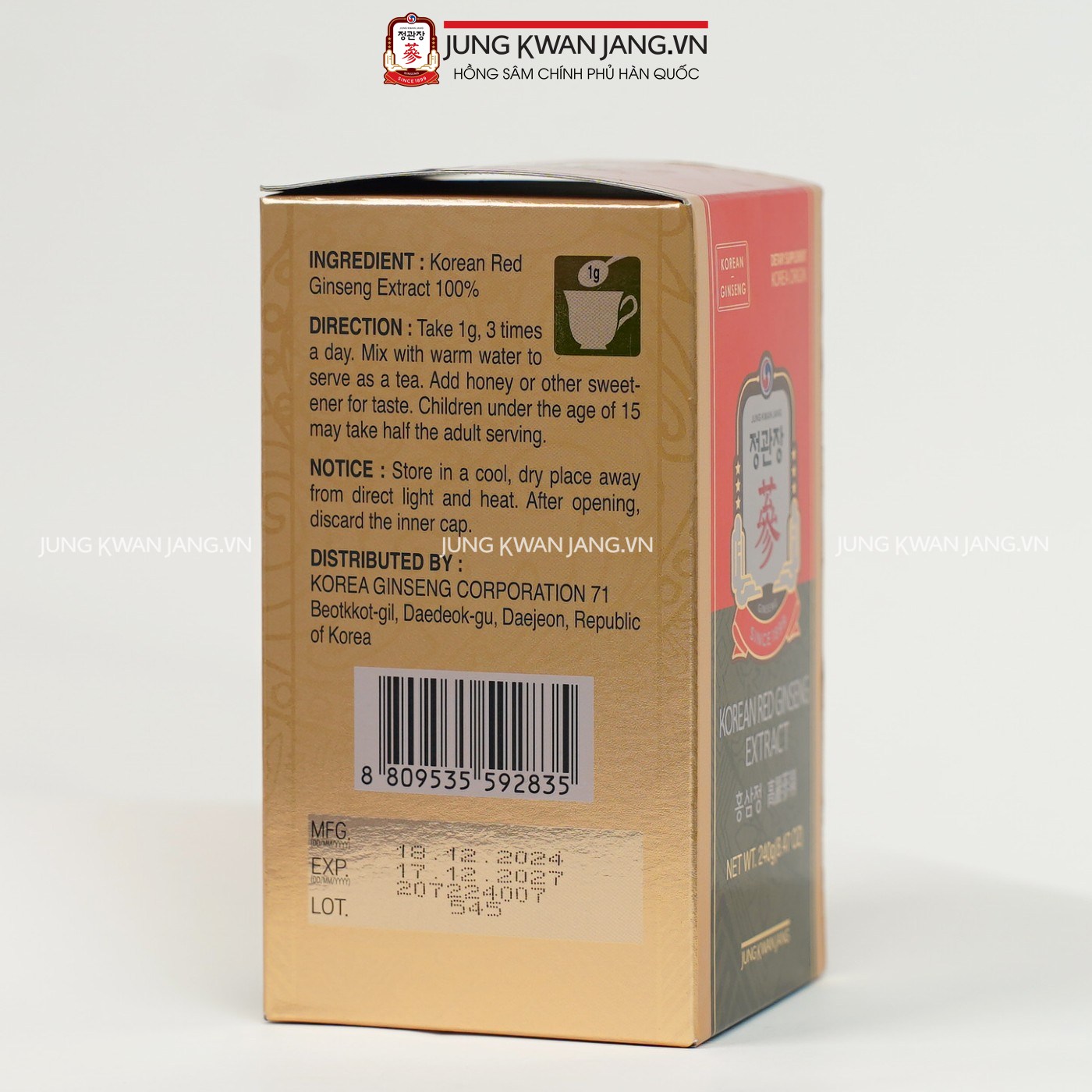 Cao Hồng Sâm Jung Kwan Jang 240g | Jung Kwan Jang | www.jungkwanjang.vn