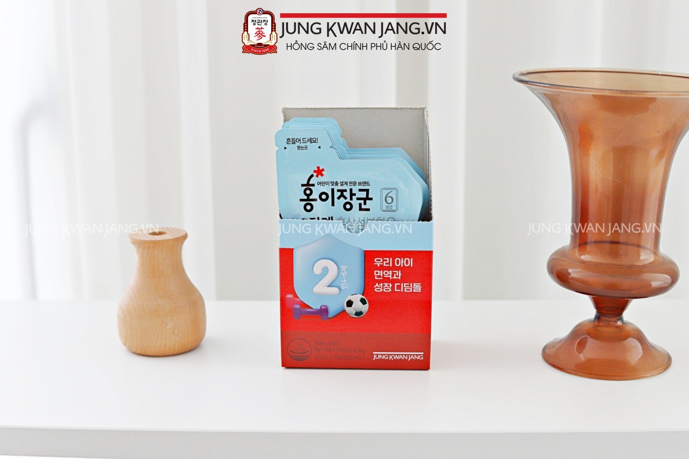 Nước Hồng Sâm Trẻ Jung Kwan Jang Số 2 20ml x 30 Gói | Jung Kwan Jang | Jungkwanjang.vn