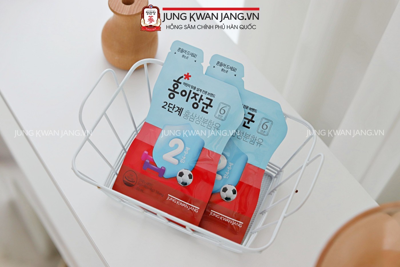 Nước Hồng Sâm Trẻ Jung Kwan Jang Số 2 20ml x 30 Gói | Jung Kwan Jang | Jungkwanjang.vn