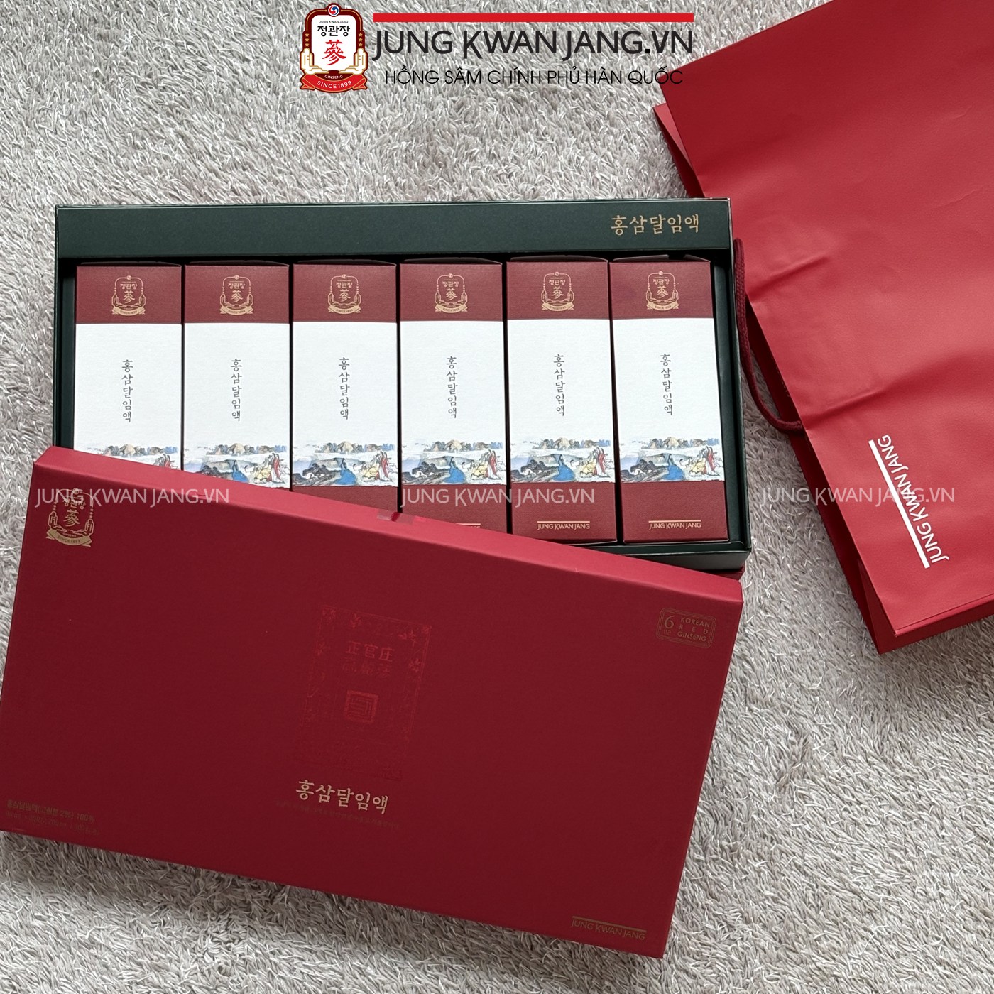 Hình Ảnh Chi Tiết Nước Hồng Sâm Nguyên Chất Hảo Hạng Jung Kwan Jang PURE EXTRACT 90ml x 30 Gói | Jung Kwan Jang | Jungkwanjang.vn