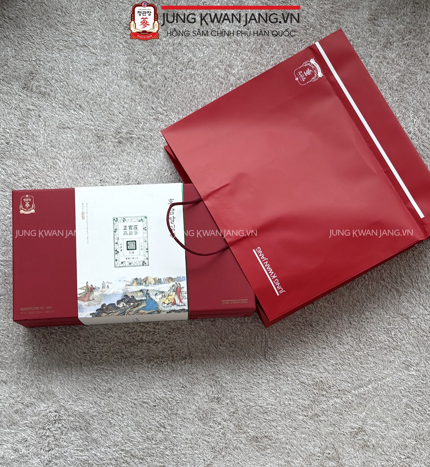 Hình Ảnh Chi Tiết Nước Hồng Sâm Nguyên Chất Hảo Hạng Jung Kwan Jang PURE EXTRACT 90ml x 30 Gói | Jung Kwan Jang | Jungkwanjang.vn