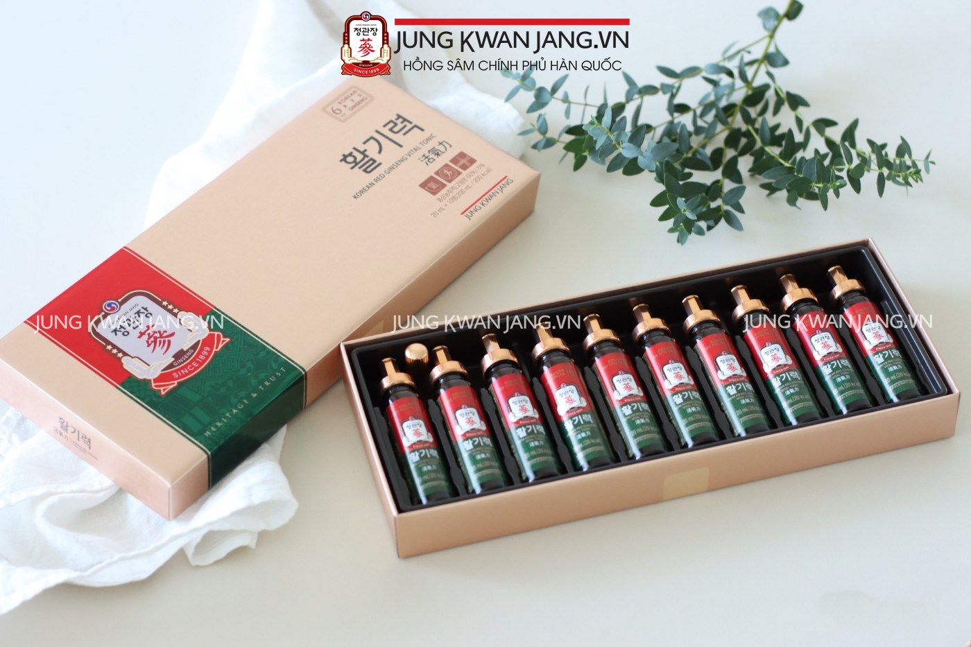Nước Hồng Sâm Jung Kwan Jang Vital Tonic 10 ống x 20ml | Jung Kwan Jang | Jungkwanjang.vn