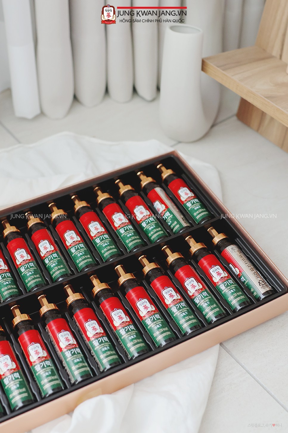 Nước Hồng Sâm Jung Kwan Jang Vital Tonic 30 ống x 20ml | Jung Kwan Jang | Jungkwanjang.vn