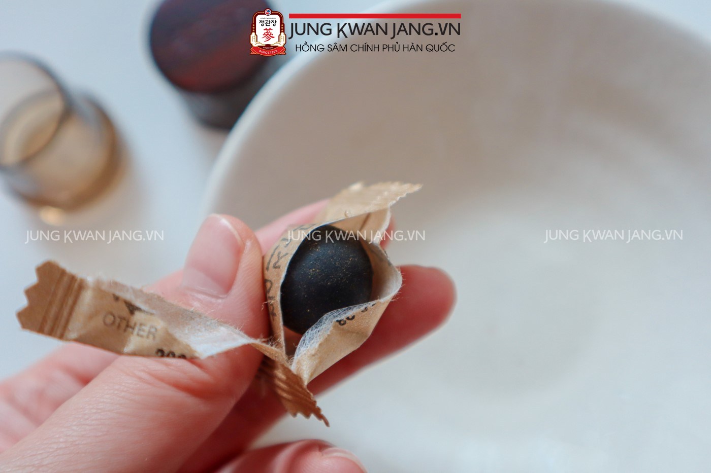 Hình Ảnh Viên Hồng Sâm Linh Đan Jung Kwan Jang Hwang Jin Dan 4g x 30 Viên chính hãng | Jung Kwan Jang | Jungkwanjang.vn