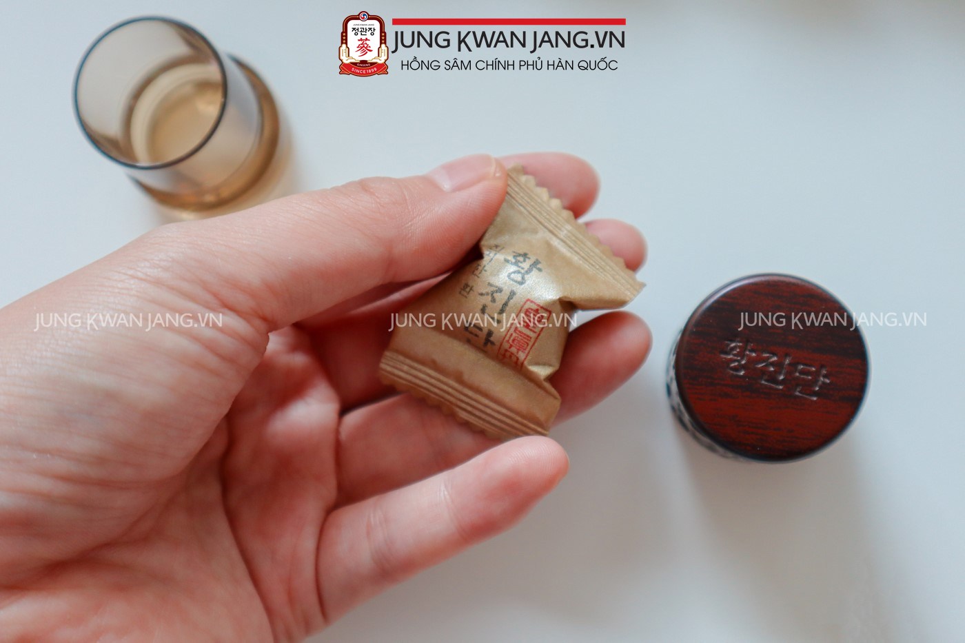 Hình Ảnh Viên Hồng Sâm Linh Đan Jung Kwan Jang Hwang Jin Dan 4g x 30 Viên chính hãng | Jung Kwan Jang | Jungkwanjang.vn