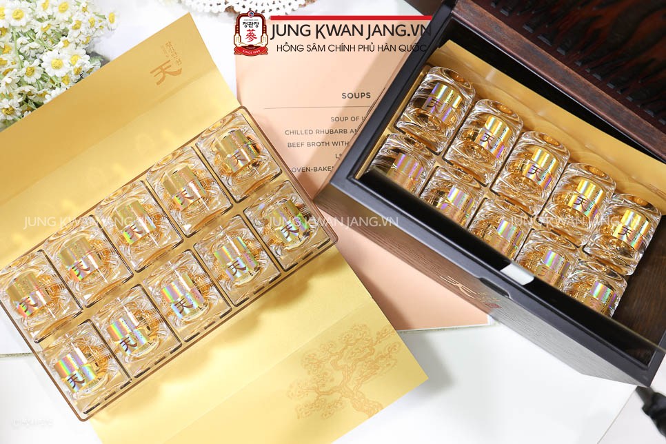 Hình Ảnh Chi Tiết Về Viên Thiên Sâm Linh Đan Jung Kwan Jang Hwang Jin Đan 4g x 20 viên | Jung Kwan Jang | Jungkwanjang.vn