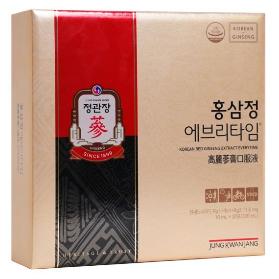 Tinh Chất Nước Hồng Sâm Jung Kwan Jang Everytime 10ml x 30 Gói | Jung Kwan Jang | Jungkwanjang.vnTinh Chất Nước Hồng Sâm Jung Kwan Jang Everytime 10ml x 30 Gói | Jung Kwan Jang | Jungkwanjang.vn