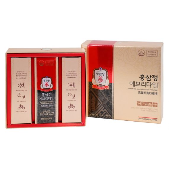 Tinh Chất Nước Hồng Sâm Jung Kwan Jang Everytime 10ml x 30 Gói | Jung Kwan Jang | Jungkwanjang.vn