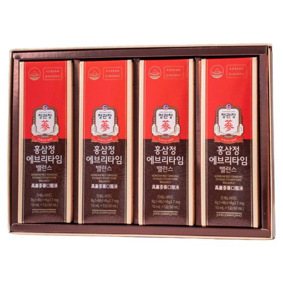 Tinh Chất Nước Hồng Sâm Jung Kwan Jang Everytime Balance 10ml x 20 Gói | Jung Kwan Jang | Jungkwanjang.vn