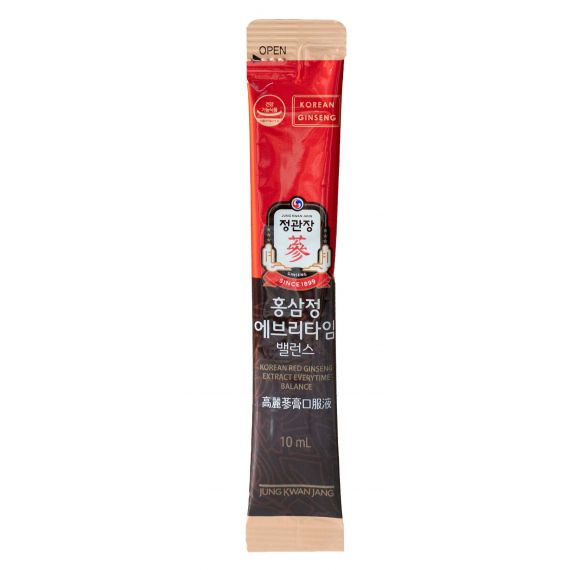 Tinh Chất Nước Hồng Sâm Jung Kwan Jang Everytime Balance 10ml x 20 Gói | Jung Kwan Jang | Jungkwanjang.vn