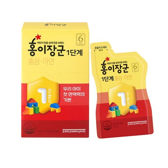 Nước Hồng Sâm Trẻ Em Jung Kwan Jang Số 1 15ml  x 30 Gói