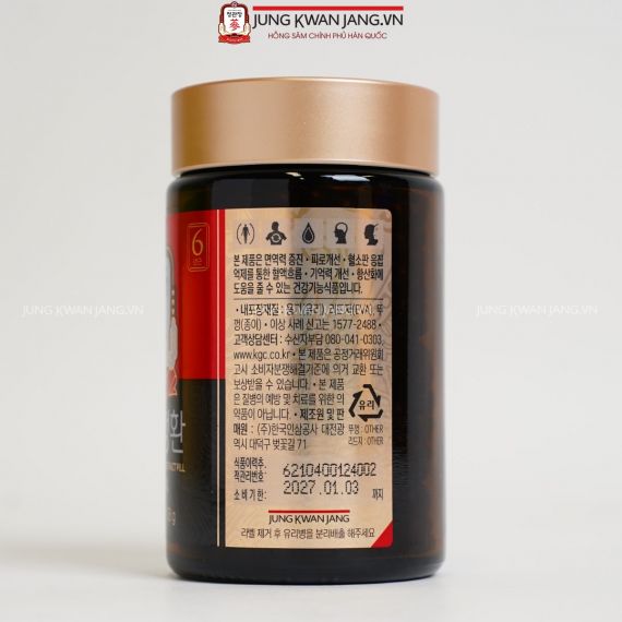 Viên Hồng Sâm Jung Kwan Jang 168g x 800 Viên | Jung Kwan Jang | jungkwanjang.vn